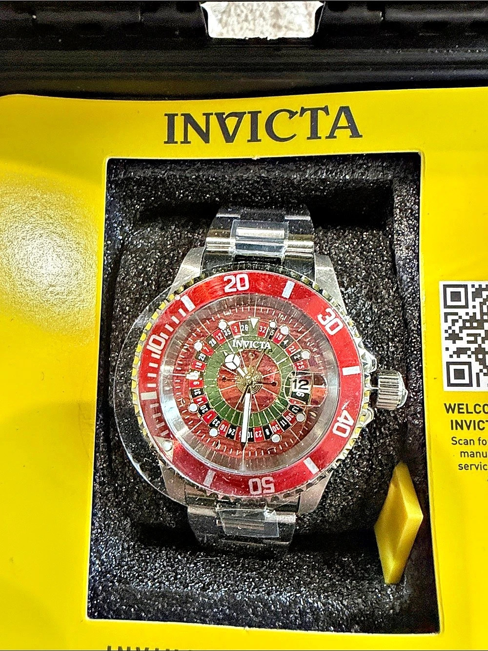 Invicta House of Cards Roulette Watch Men's Quartz 40mm 50519